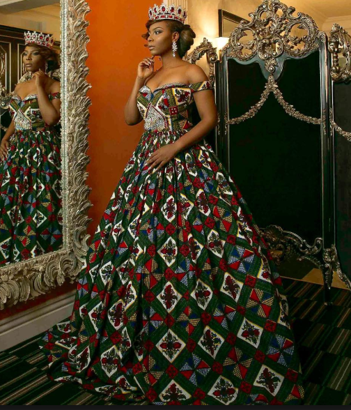 ankara bridal gowns